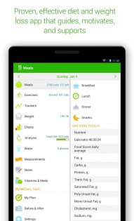 MyNetDiary – счётчик калорий 8.9.8. Скриншот 17