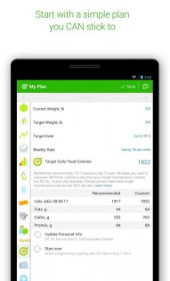 MyNetDiary – счётчик калорий 9.2.9. Скриншот 20