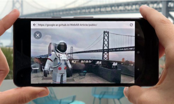 Google тестирует дополненную реальность в мобильном Chrome