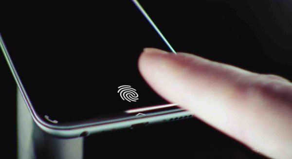 Samsung запатентовала наэкранный сканер отпечатков пальцев
