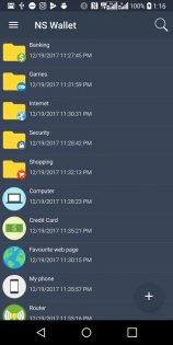 IntelliWallet 5.17. Скриншот 1