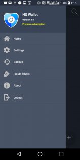 IntelliWallet 5.17. Скриншот 2