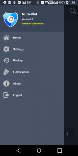 NS Wallet 4.11. Скриншот 2