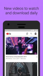 YouTube Go 3.25.54. Скриншот 2
