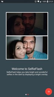 Selfie Flash 2.0. Скриншот 1