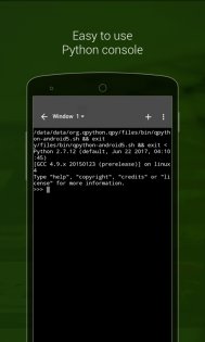 QPython 3.5.2. Скриншот 3