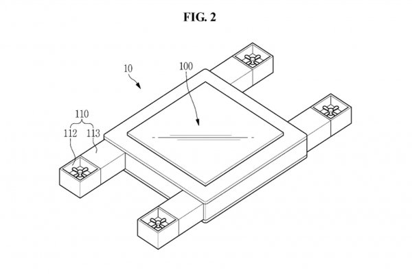 Samsung запатентовала летающий дисплей, управляемый глазами