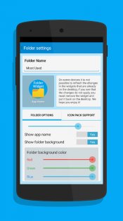 Foldery - Multicon Folder Widget 2.0.2. Скриншот 17