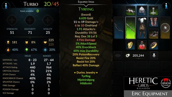 Heretic Gods 1.41.00. Скриншот 4