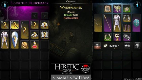 Heretic Gods 1.40.06. Скриншот 7