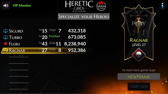 Heretic Gods 1.40.06. Скриншот 11