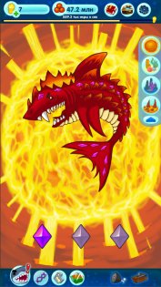 скачать хангри шарк эволюшн на андроид Скачать взломанную angry shark evolution idle cute clicker tap.