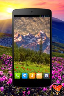Горные цветы Живые Обои 3.4.0. Скриншот 3