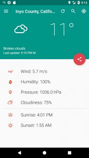 Твоя местная погода 6.1.1. Скриншот 2