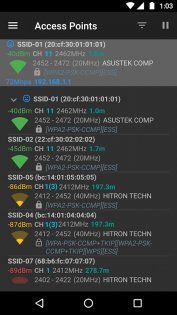 WiFi Analyzer 3.1.3. Скриншот 3