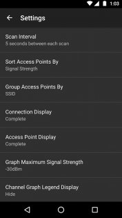 WiFi Analyzer 3.1.3. Скриншот 8