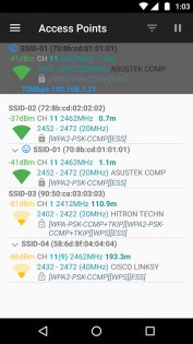 WiFi Analyzer 3.2.1. Скриншот 11