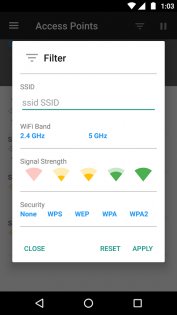 WiFi Analyzer 3.1.3. Скриншот 16