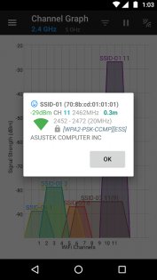 WiFi Analyzer 3.1.3. Скриншот 17