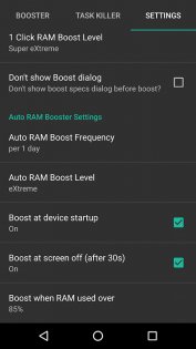 RAM Booster eXtreme 5.8.3. Скриншот 3