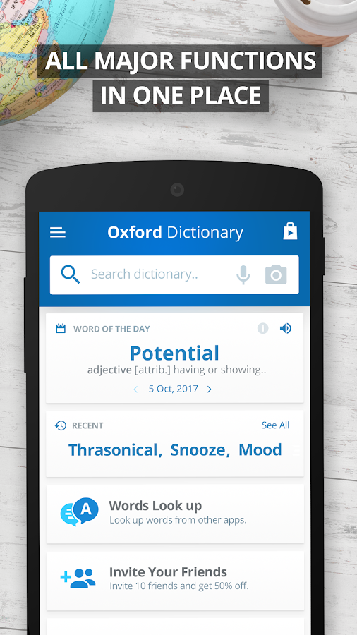 Скачать Oxford Dictionary of English 9.1.363 для Android - 506 x 900 png 422kB