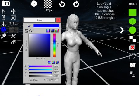 d3D Sculptor 9.73. Скриншот 2