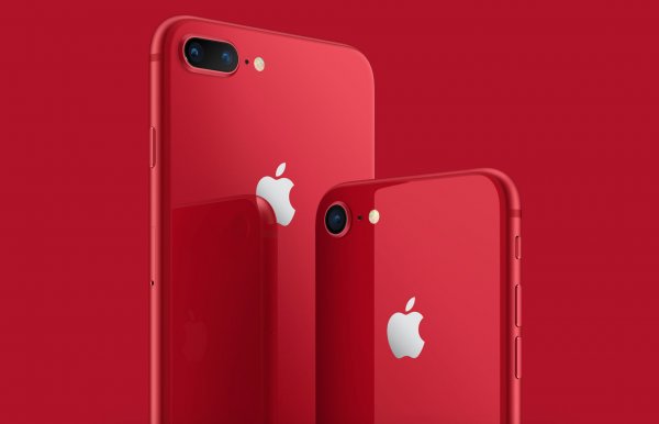 iPhone 8 и 8 Plus теперь можно купить в красной расцветке