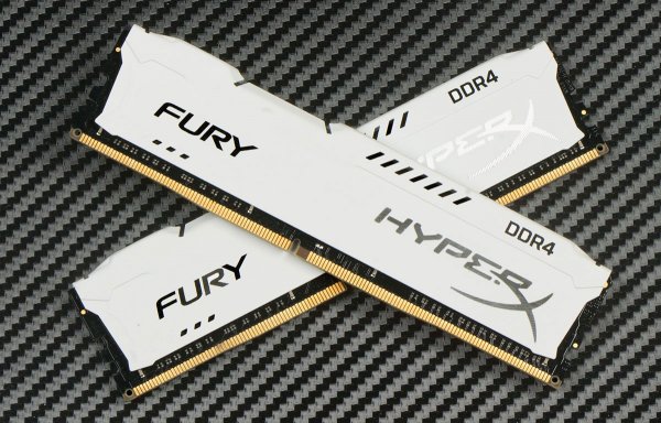Пара белых: HyperX Fury DDR4-2133 32 Gb