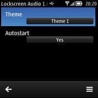 Lockscreen Audio Beta 1.3. Скриншот 1