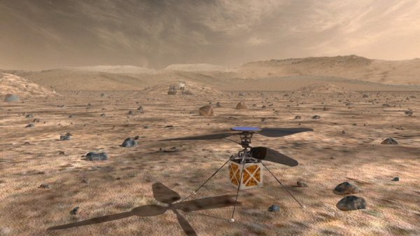 NASA отправит вертолёт на Марс