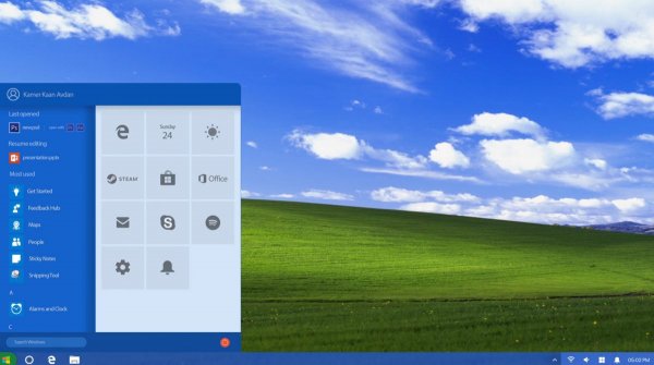 Концепт: как могла бы выглядеть Windows XP 2018 Edition