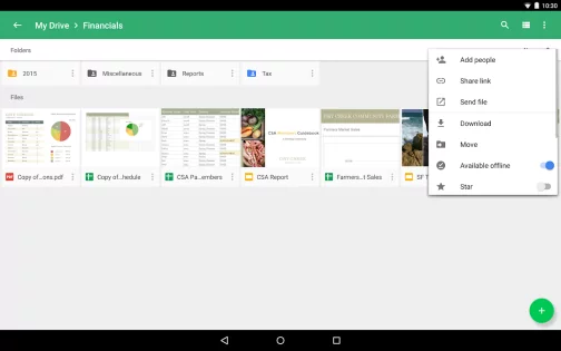 Google Диск 2.25.170.0. Скриншот 13