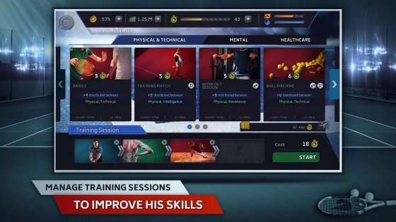 Tennis Manager Mobile 1.48.6027. Скриншот 4