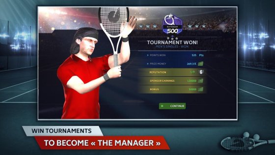 Tennis Manager 1.36.5905. Скриншот 8