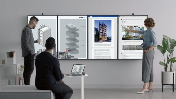 Microsoft Surface Hub 2 — безрамочный моноблок для офисов будущего