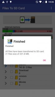 Files To SD Card 1.6957. Скриншот 5