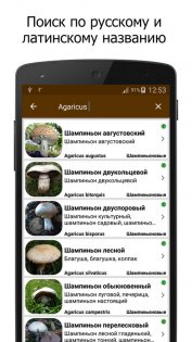 Грибы – справочник 1.4.2. Скриншот 4
