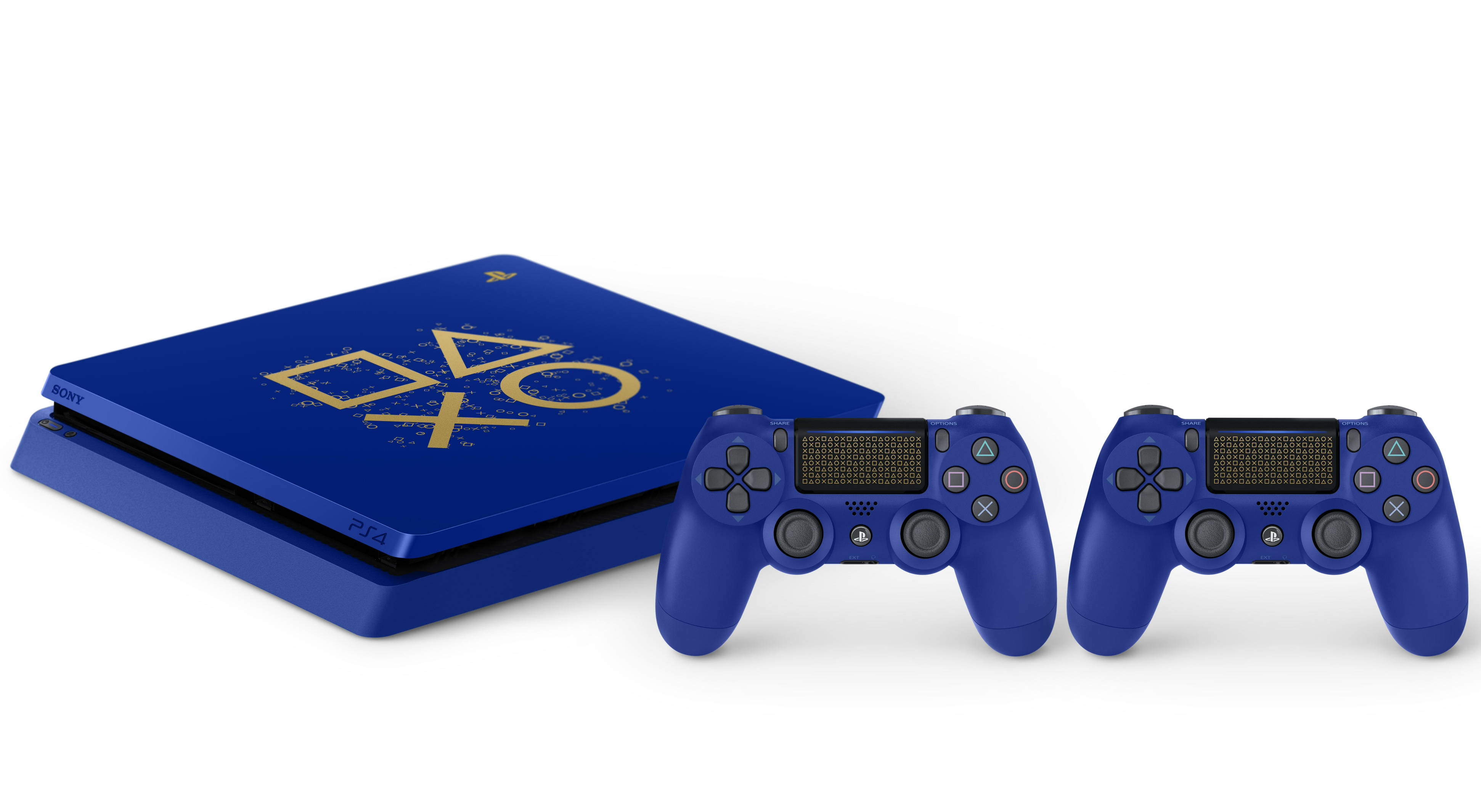 Ps4 беру. Sony PLAYSTATION 4 Slim. Синяя приставка Sony PLAYSTATION. Джойстик ps4 Limited Edition. Sony PLAYSTATION 4 Limited Edition синяя.