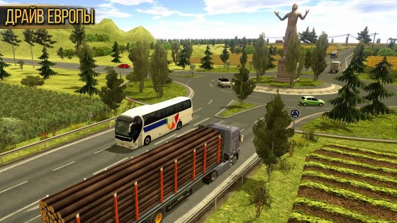 Truck Simulator Europe 1.3.5. Скриншот 3