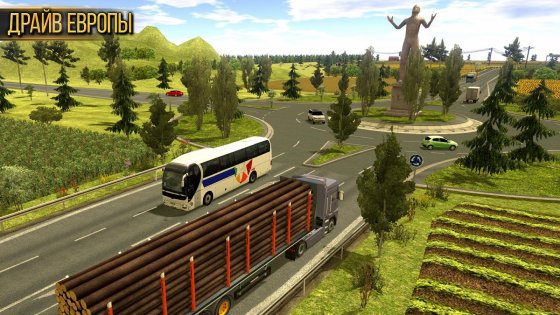 Truck Simulator Europe 1.3.6. Скриншот 3