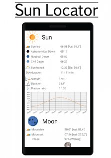 Sun Locator 4.6.2.1. Скриншот 2