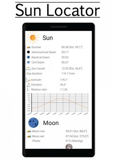 Sun Locator 4.6.3. Скриншот 2