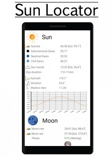 Sun Locator 4.6.4. Скриншот 2