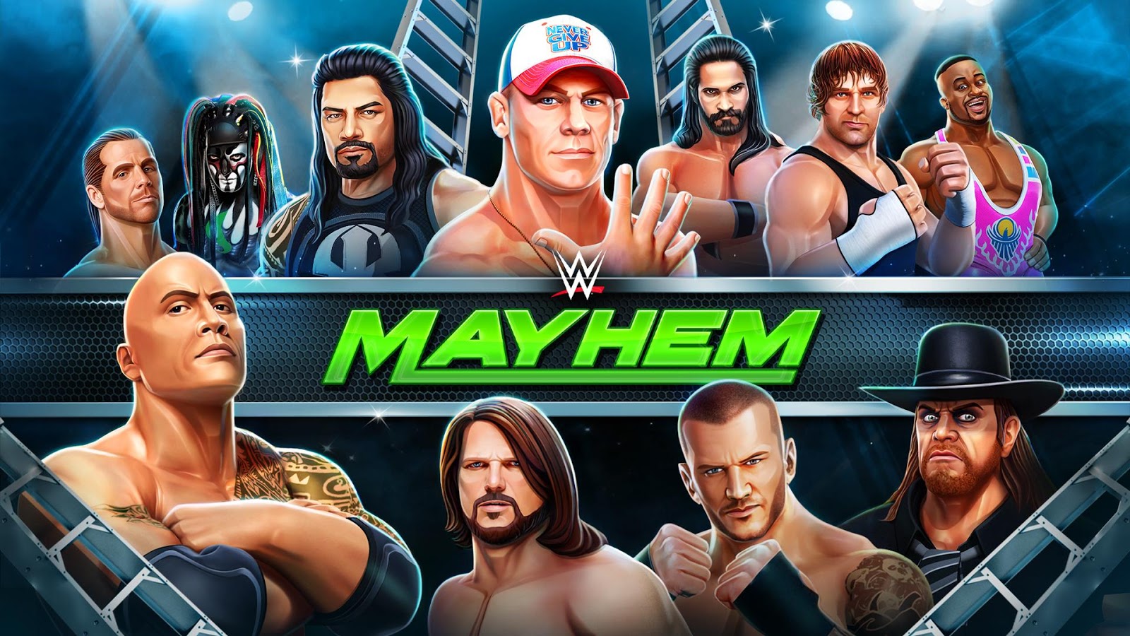 Скачать wwe mayhem мод много денег последнее обновление на андроид