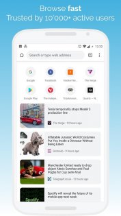 Kiwi Browser 137.0.7337.0. Скриншот 1