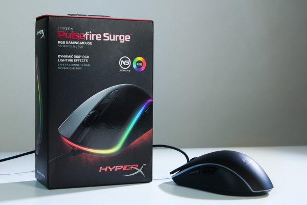 Обзор игровой мышки HyperX Pulsefire Surge