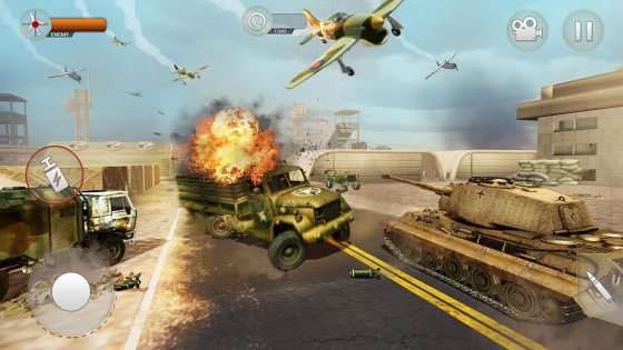 WW2 Naval Gunner Battle Air Strike: Free War Games 2.3. Скриншот 2