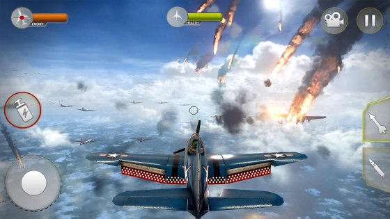 WW2 Naval Gunner Battle Air Strike: Free War Games 2.3. Скриншот 5