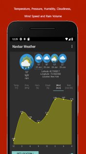 Погода в Навбаре 2.1.0. Скриншот 5