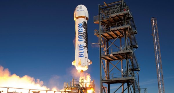 Названа стоимость суборбитальных полетов от Blue Origin